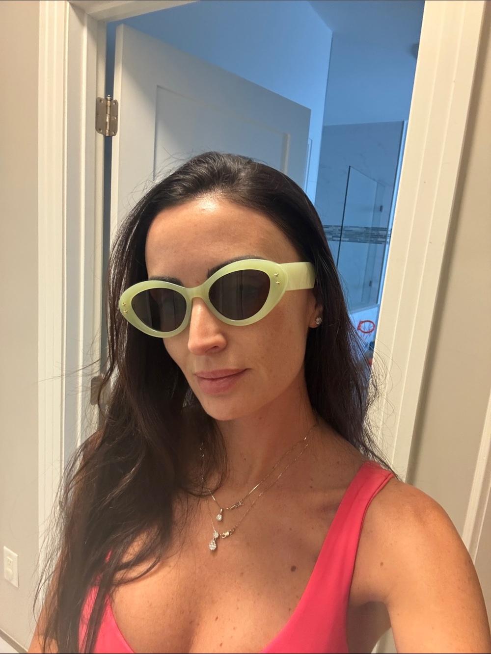 Free People Green Sunglasses